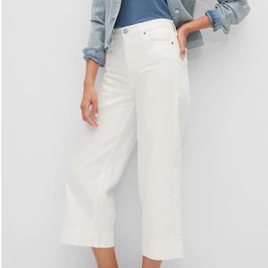 Max studio High-Rise Wide-Leg Crop Jean